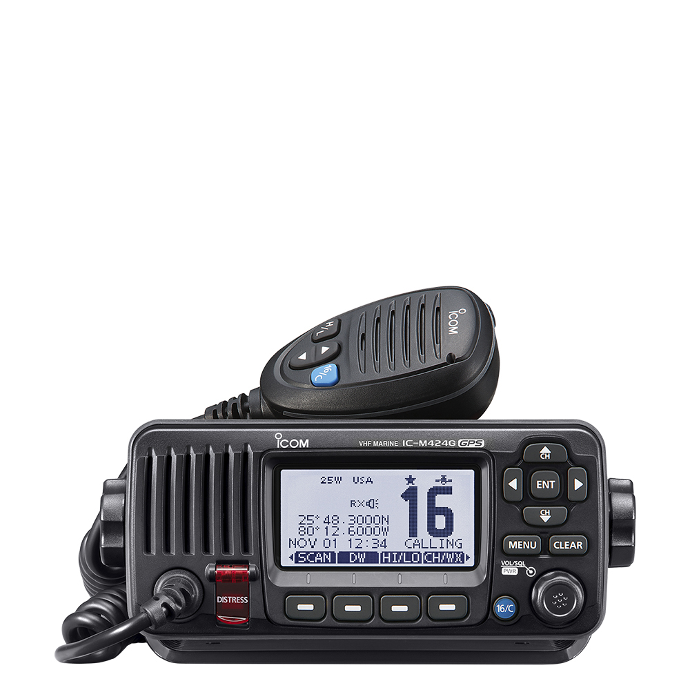ICOM IC-M424G 固定式船员VHF无线电电台|船用固定式电台